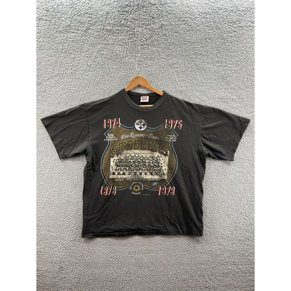 Long Gone Pittsburgh Steelers Dynasty Years Champions 1993 T-Shirt Men’s Size XL